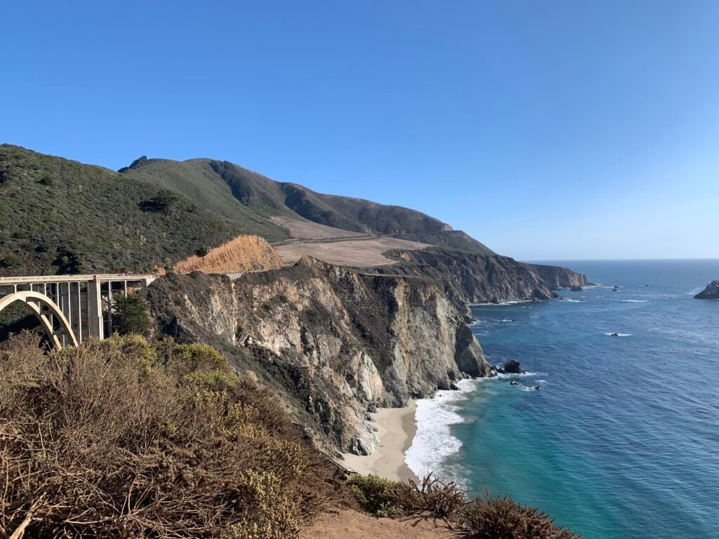 Bixby Creek Bridge view during a weekend getaway from Orange County