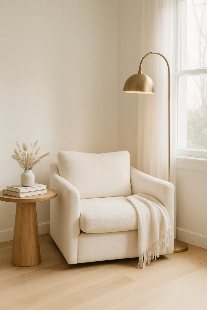 cozy reading nook