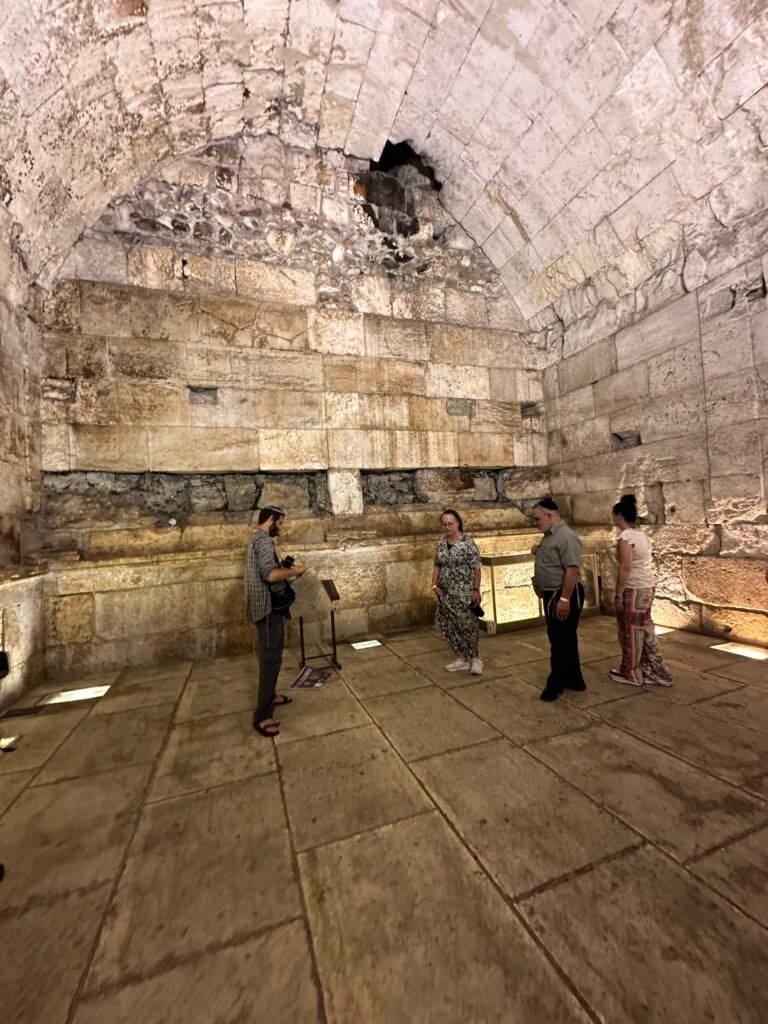 Underground tunnels in Jerusalem Israel