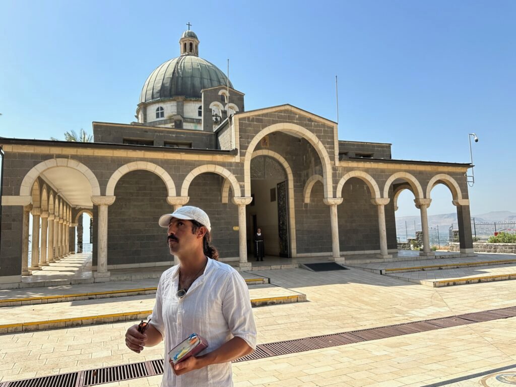 Mount of Beatitudes at the Sea of Galilee Israel