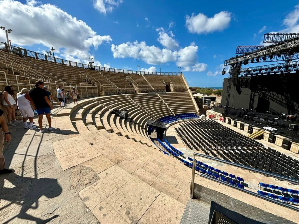 Amphitheater in Caesarea Israel