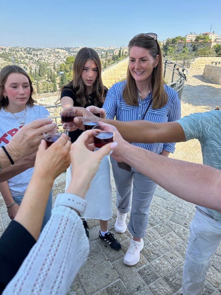 Wine at the Mount of Olives in Israel