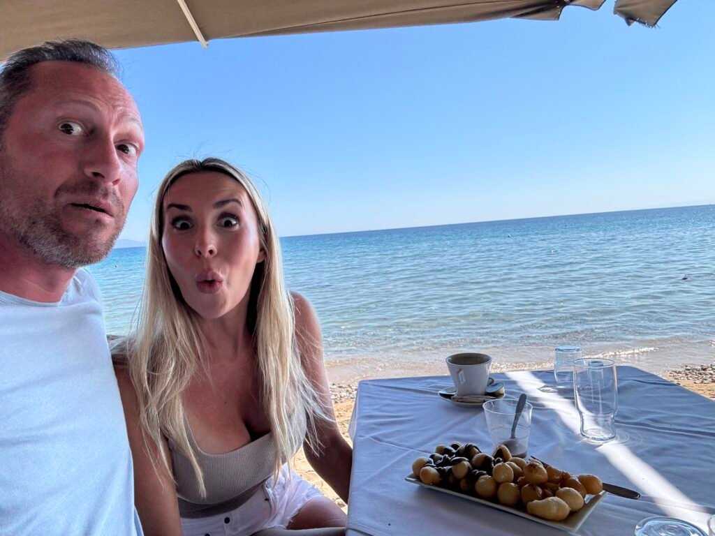 Dessert at Arhontikon in Athens Greece