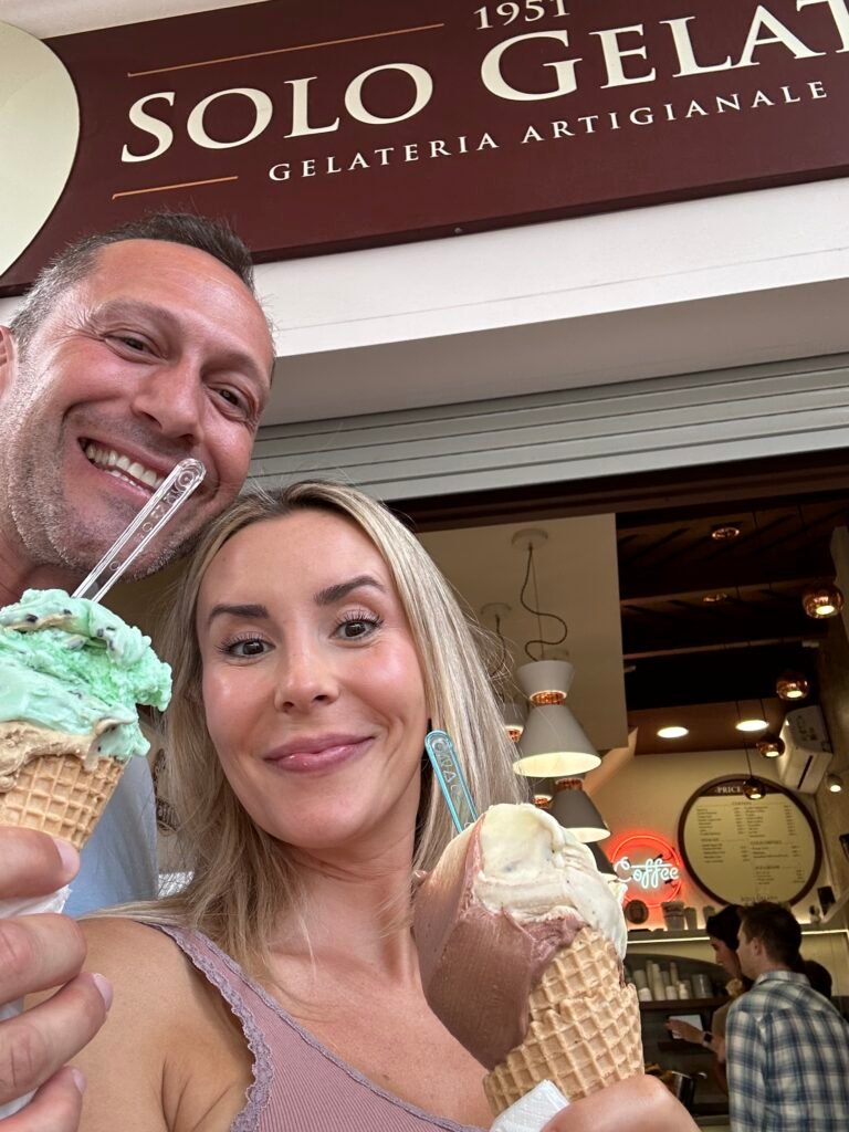 Gelato in Fira Greece