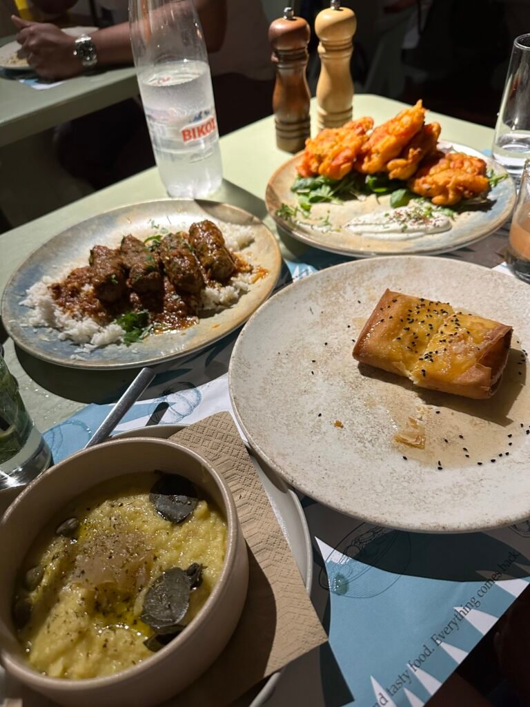 Greek Dinner in Santorini