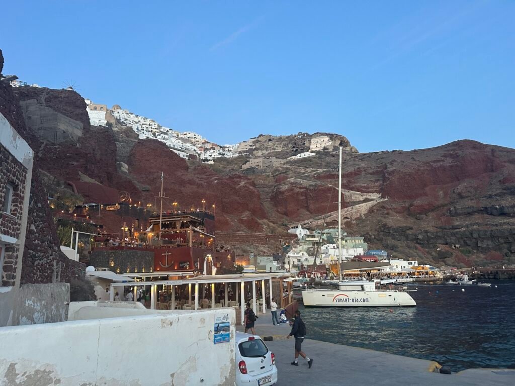 Ammoudi Bay in Santorini Greece