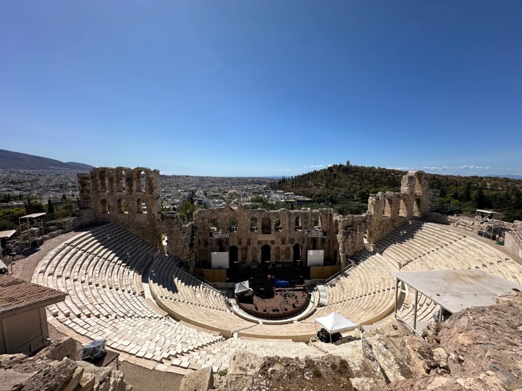 Odeon of Herodes Atticus in Athens Greece