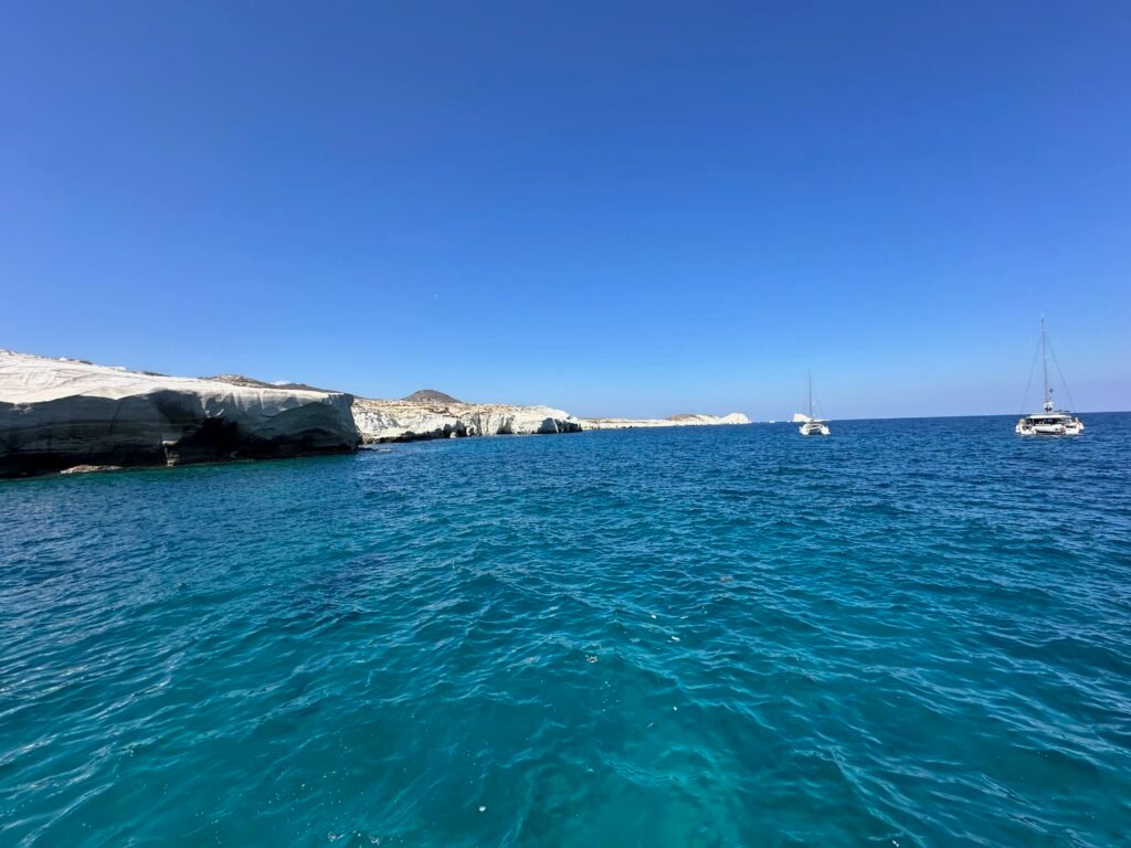 Sarakiniko Beach in Milos Greece 