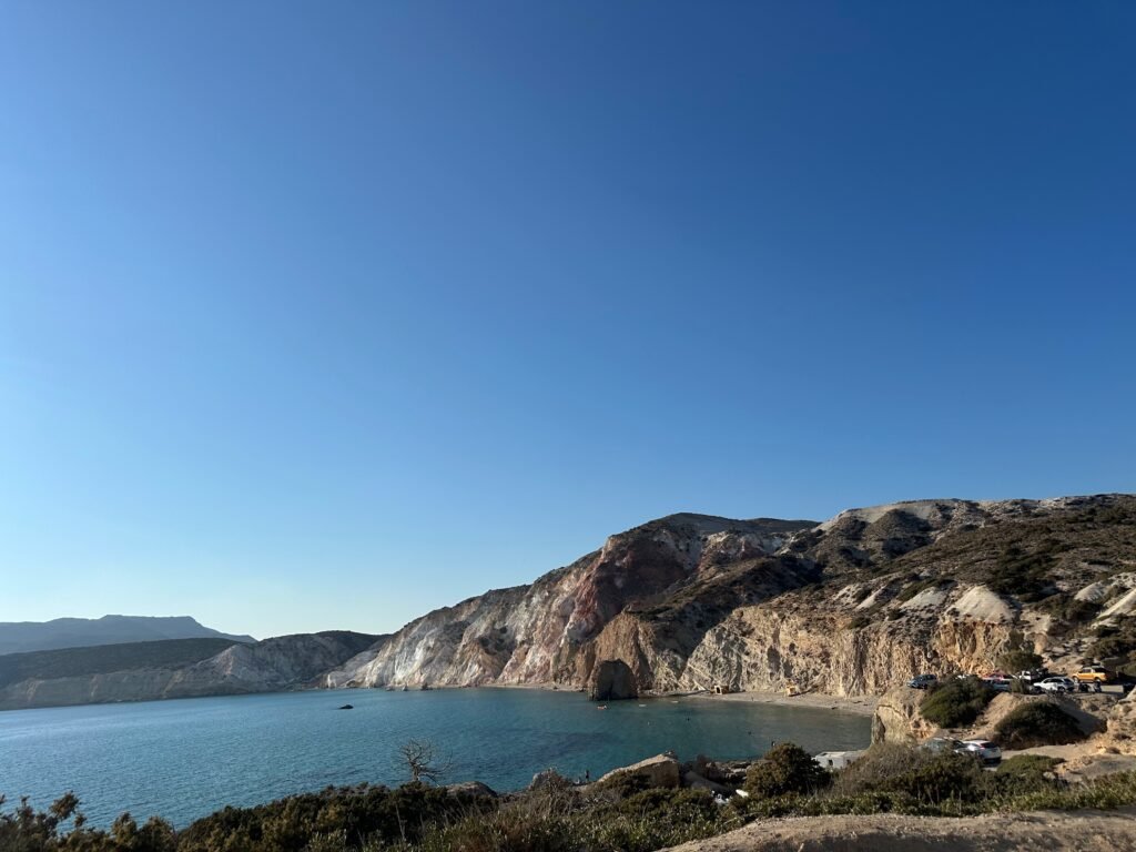 Firiplaka Beach in Milos Greece