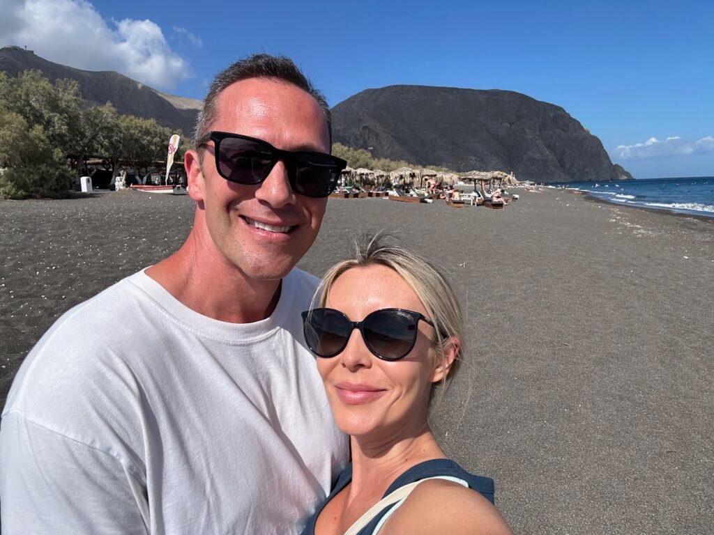 Perissa Black Sand Beach 