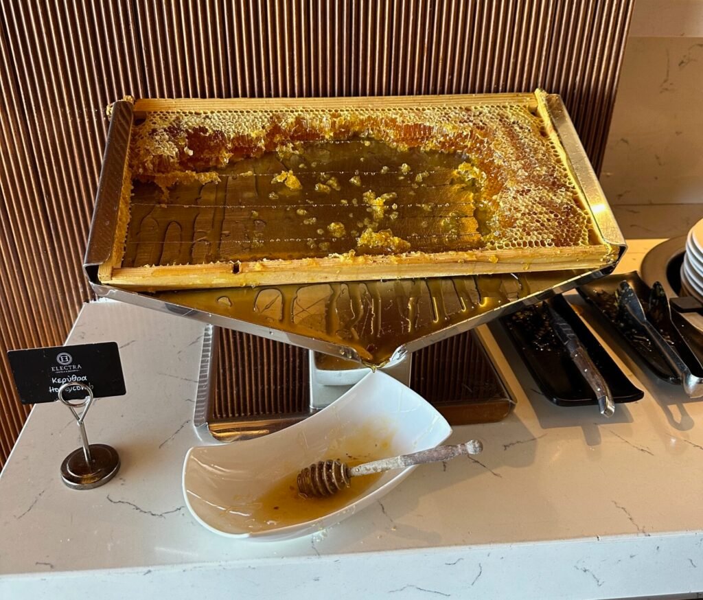 Fresh Honeycomb in Greece