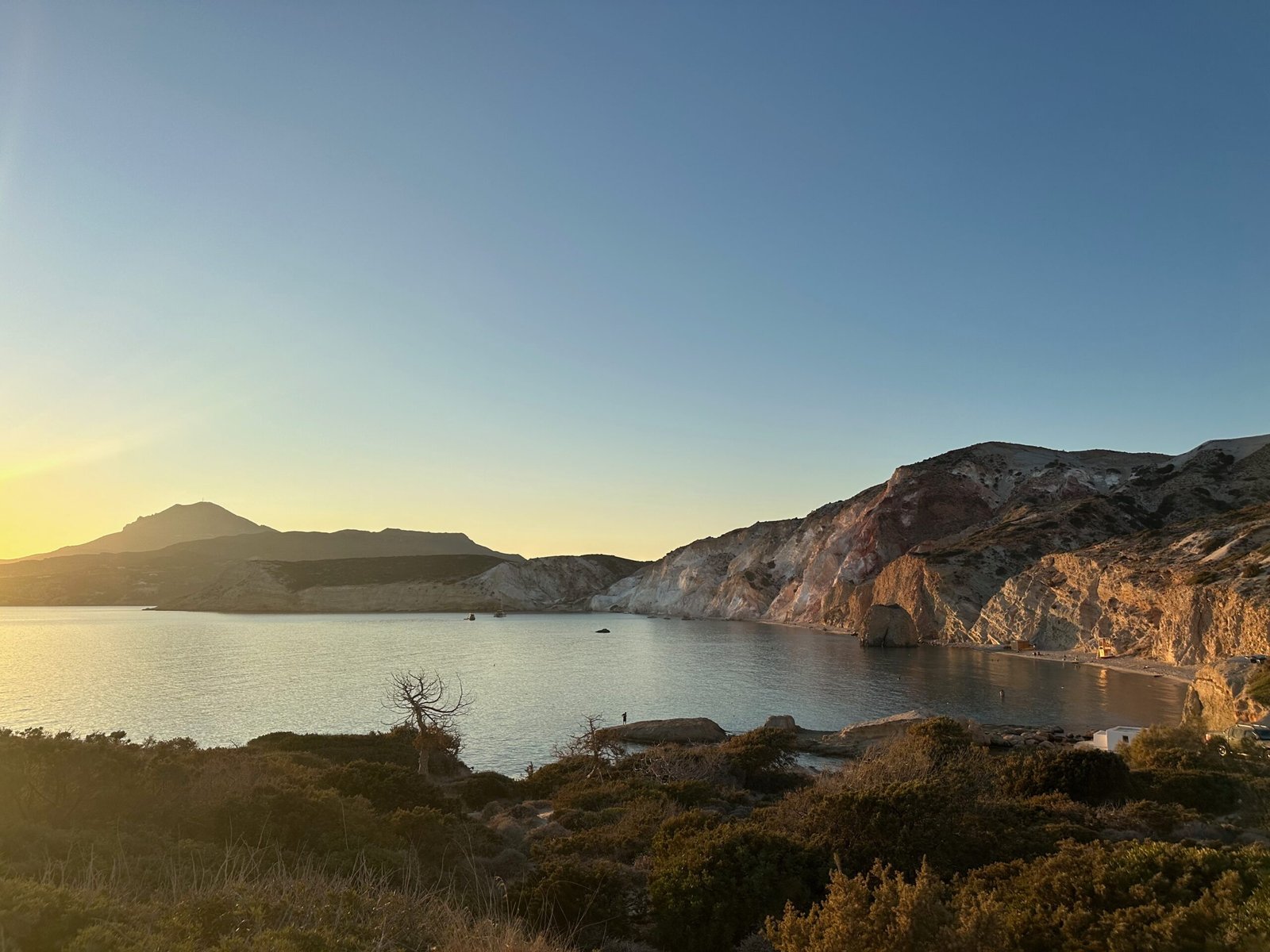 Firplaka Beach in Milos Greece